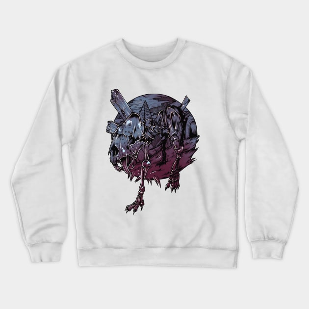 Step Out Of The Ruins Crewneck Sweatshirt by Scottconnick